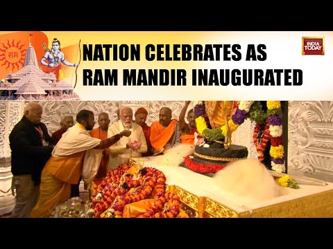 Witness The Moments When PM Modi Performed Pran Pratistha Rituals | Ram Mandir Inaugurated