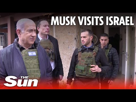 Israel Hamas War: Elon Musk joins Netanyahu on tour of Kibbutz massacre site