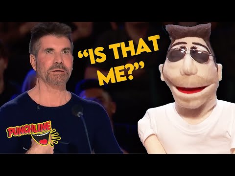 Simon Cowell's HILARIOUS Puppet Lookalike Takes AGT By Storm!