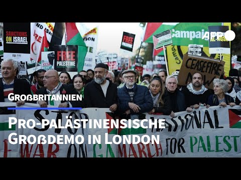 Hunderttausende bei pro-pal&auml;stinensischer Demonstration in London | AFP