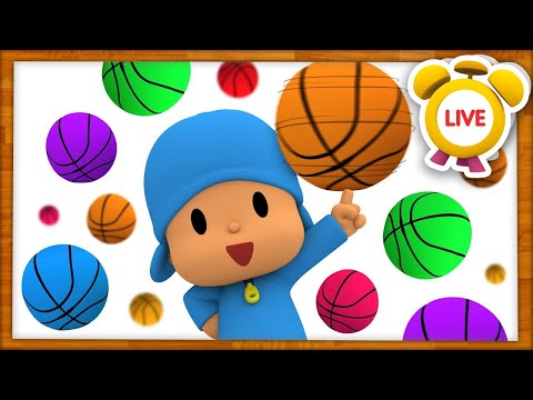 Playing Basketball | CARTOONS and FUNNY VIDEOS for KIDS in ENGLISH | Pocoyo LIVE