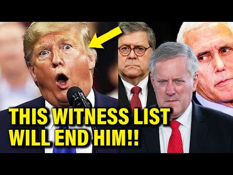 Trump SWEATING Over WITNESS List he Knows will BURY HIM