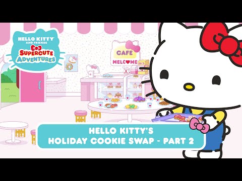 Hello Kitty Holiday Cookie Swap (Part 2) | Hello Kitty and Friends Supercute Adventures S8 EP14