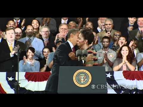 Obama gushes over how &quot;cute&quot; first lady is