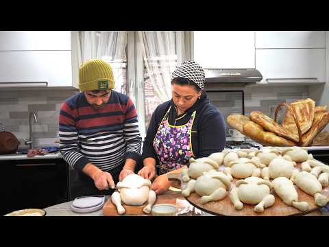 Chinese Street Food in Tandoor! Chicken Shaped Bread with Meat Filling