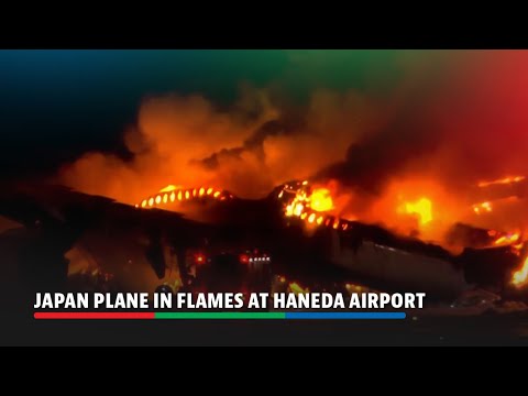 WATCH: Japan Airlines aircraft on fire at Haneda Airport