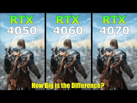 RTX 4050 vs RTX 4060 vs RTX 4070 Laptop - Test in 5 Games - How Big is the Difference?