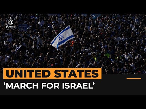 Israel supporters gather in Washington DC amid Gaza war | Al Jazeera Newsfeed