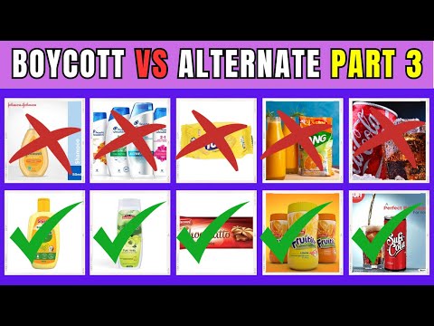 Boycott Israel Products | Alternative Products List | PART 3