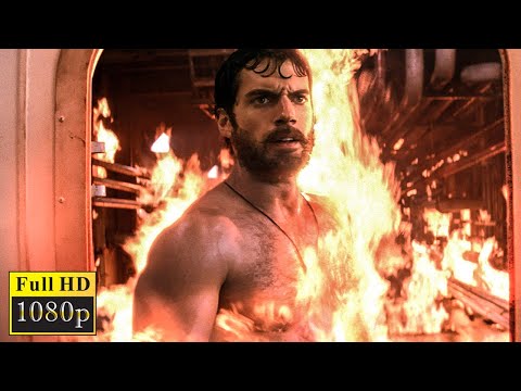 Man of Steel (2013) Superman Saves People From Fire Scene || Best Movie Scene