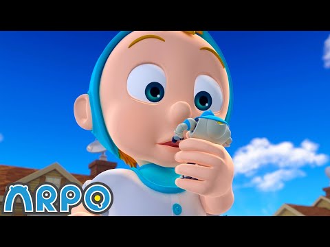 GIANT Baby Daniel FORUMLA!! | Baby Daniel and ARPO The Robot | Funny Cartoons for Kids