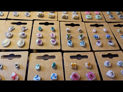 Resin Stud Earrings In Bulk Tutorial