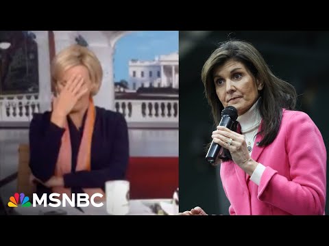 'I just can't': Mika reacts to Haley saying she's not followed Trump's sexual abuse case