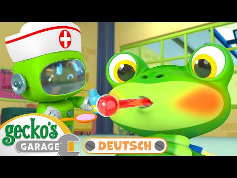 Gecko ist krank | 60-min&uuml;tige Zusammenstellung｜Geckos Garage｜LKW f&uuml;r Kinder