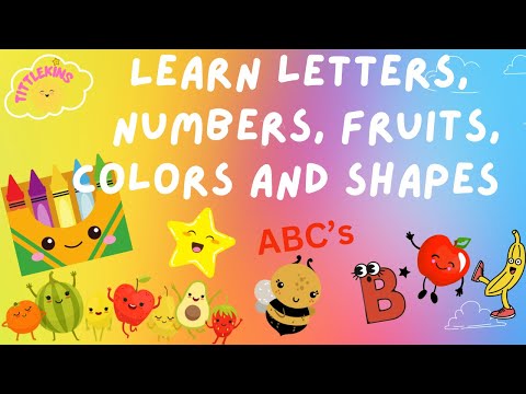 Best Video to Learn ABC's, Numbers, Shapes, Colors  &amp; More! 🍭💫🍎 &hearts;️ 