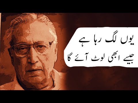 Rukhsat Howa To Ankh Mila Kr Nahi Gaya | Shahzad Ahmad | Sad Poetry