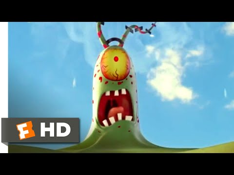 The SpongeBob Movie: Sponge Out of Water - Plank-TON vs. Burger Beard | Fandango Family