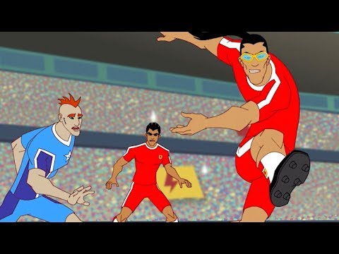 SUPA STRIKAS - S01 E010 - No El' in Team | Football Cartoon - MOONBUG KIDS - Superheroes