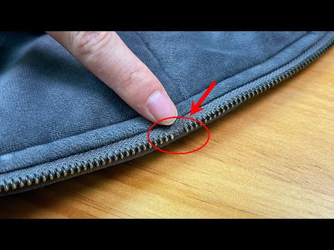 Two teeth of the zipper have fallen off. Don&rsquo;t be in a hurry to replace the zipper. The tailor taug