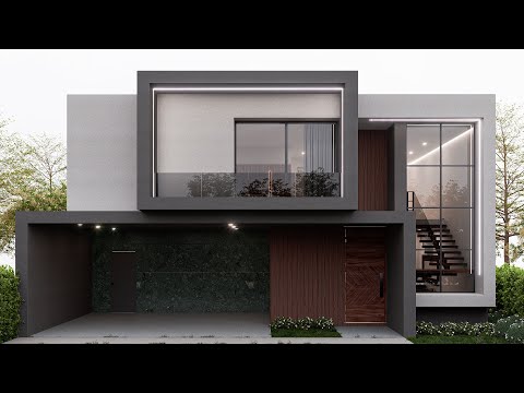 House Design 12x25 Meters | Casa de 12x25 metros