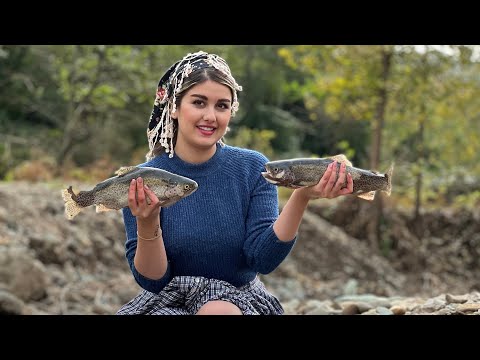 Fishing in an easy way and cooking it in a rustic way!