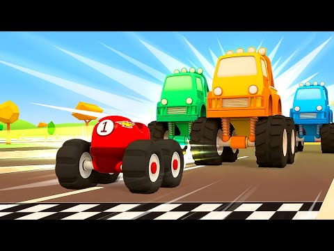 New race for small cars for kids! Helper Cars cartoons for kids &amp; full episodes of cartoons.