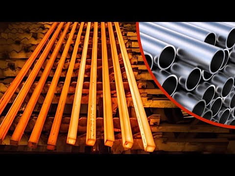 How To Make Stainless Steel Pipe in Factory | Mass Production