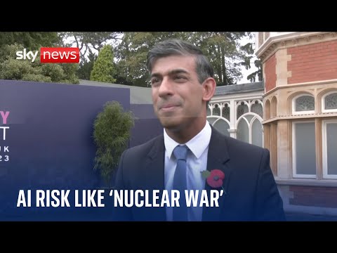 Sunak: AI could pose a risk 'on a scale like pandemics and nuclear war'