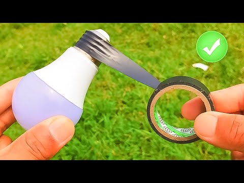 Wrap a non-working Led Bulb with insulating tape and the result will amazing