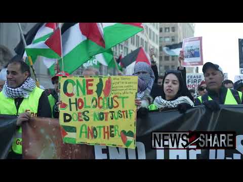 Thousands march for Palestine in Washington DC demanding Israeli ceasefire - January 13, 2024