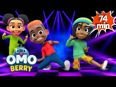 OmoBerry Musical Jam 🎶 | Dance &amp; Learning Songs for Kids | OmoBerry