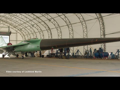 Whoa! Lockheed Martin X-59 finally unveiled in hangar rollout