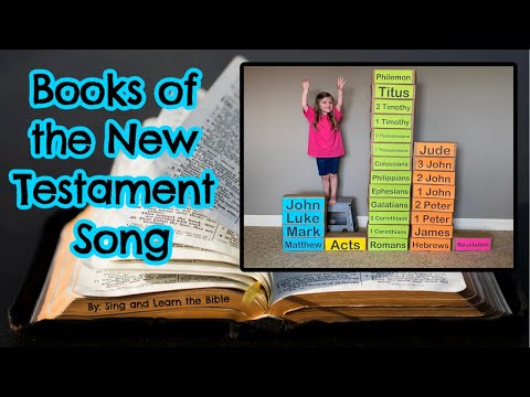 Books of the New Testament Song (With Divisions)