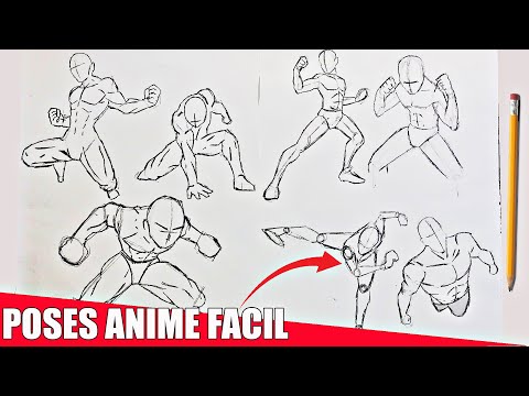 COMO DIBUJAR POSES ANIME / DIBUJA CUALQUIER POSE