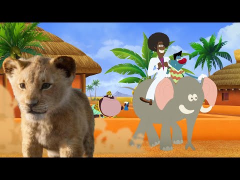 Oggy and the Cockroaches🦁 The best LION Compilation for KING 🐘 HD 