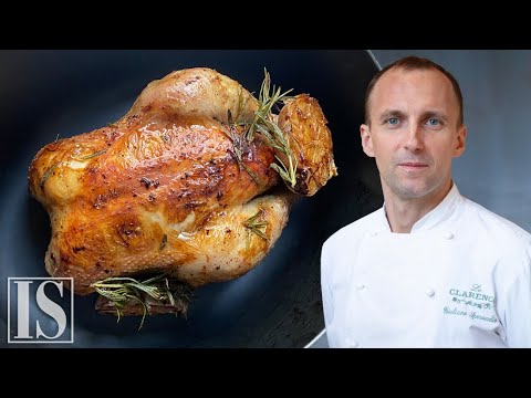 Roasted Chicken in a 2 Michelin star French restaurant with Giuliano Sperandio - &quot;Le Clarence&quot;