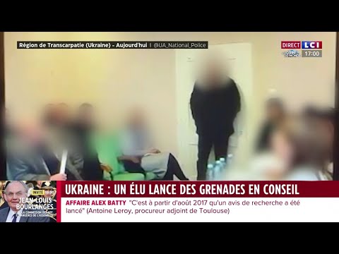 Ukraine : un &eacute;lu lance des grenades en plein conseil municipal