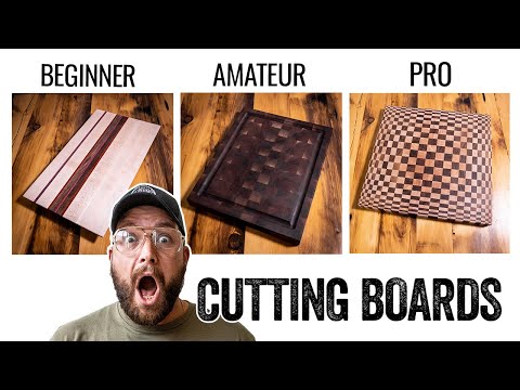 3 LEVELS of Cutting Boards - Beginner to PRO Build