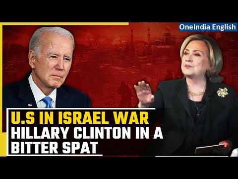 Israel War | How Hillary Clinton was Confronted by A Man in Audience | Oneindia News