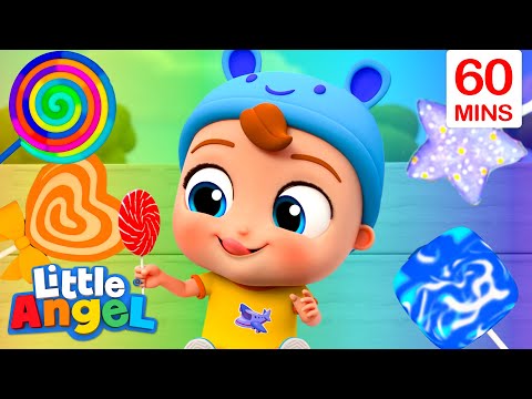 Baby John's Lollipop + More Candy Nursery Rhymes | Little Angel