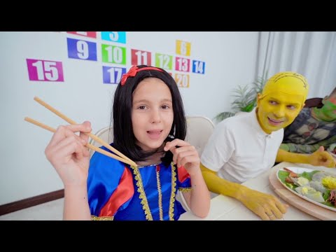 🌈 Vania und Mania probieren Essen aus ihren Lieblings Zeichentrickfilmen | Videos f&uuml;r Kinder