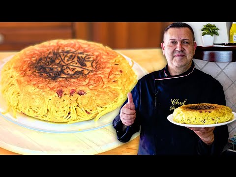 FRITTATA DI MACCHERONI NAPOLETANA - La Ricetta ORIGINALE e FACILE