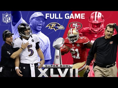 Super Bowl XLVII: &quot;The Harbaugh Bowl&quot; aka &quot;The Blackout&quot; | Ravens vs. 49ers | NFL Full Game