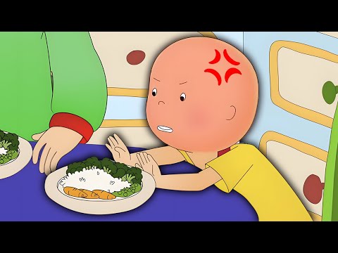 No More Vegetables! | Caillou's New Adventures