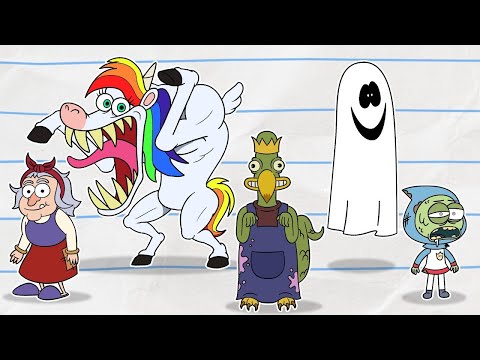 Treffen Sie mehr Monster !! | Halloween | Boy &amp; Dragon | Cartoons f&uuml;r Kinder | WildBrain Deutsch