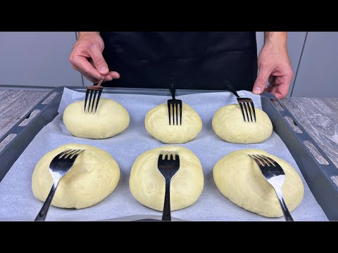 Trick with forks and dough from the Japanese. The whole world is after this recipe! Great!