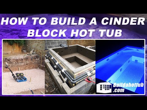 Build a DIY Cinder Block Hot Tub