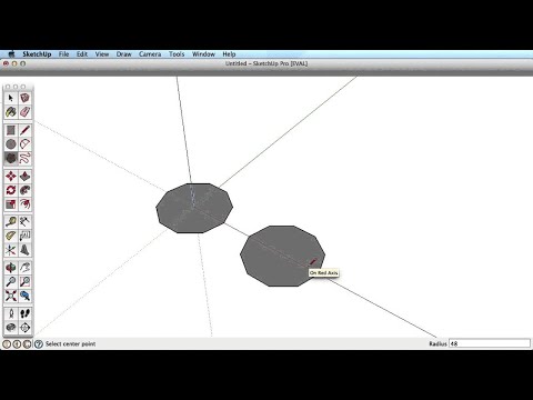 SketchUp Training Series: Circle and Polygon tools