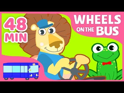 The Wheels on the Bus + More English Nursery Rhymes for Children &amp; Kids Songs