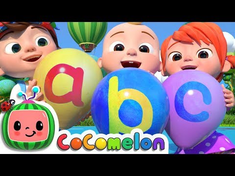 ABC Song with Balloons | CoComelon Nursery Rhymes &amp; Kids Songs